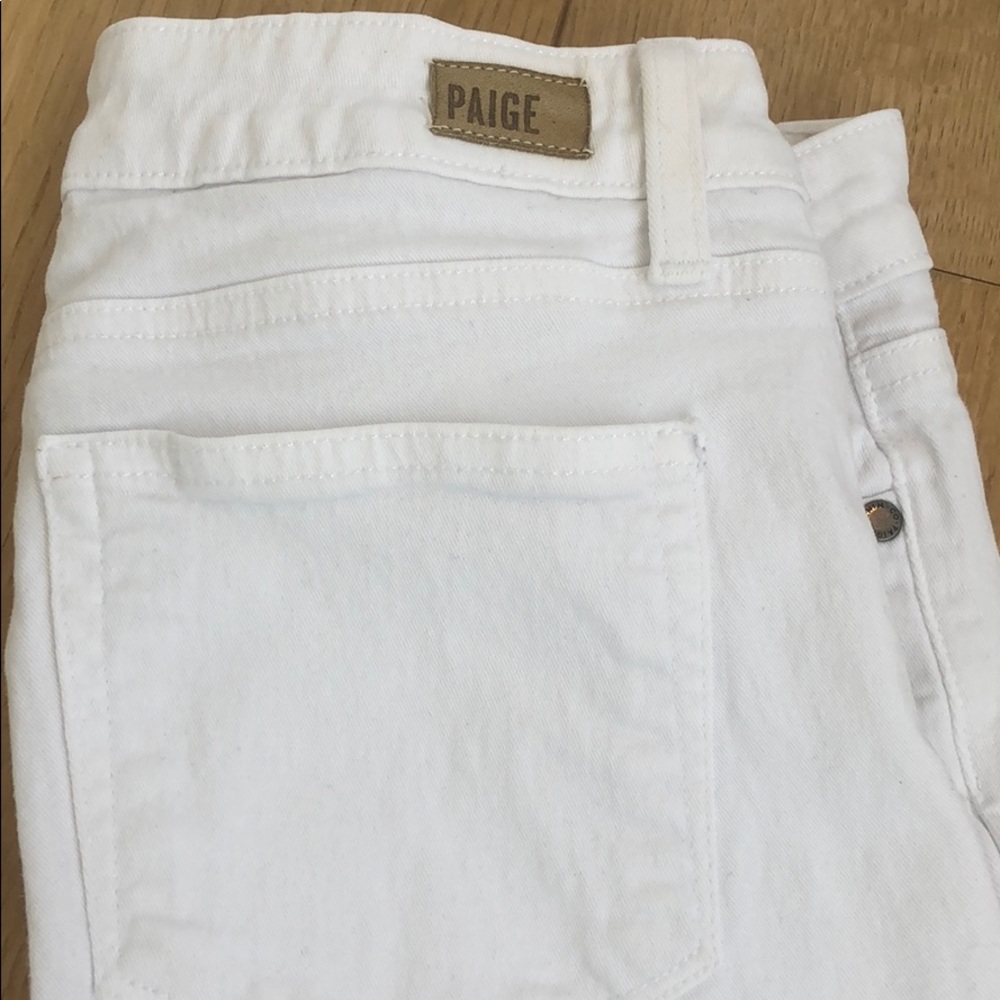 White Paige jeans.